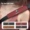 Leather Car Seat Belt Cover Shoulder Protective Accessories For Giulietta Mito 159 Giulia Stelvio 156 147 Tonale