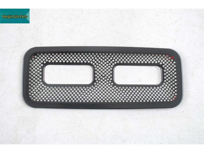 Black Titanium Stainless Steel Dustproof Speaker Cover for Front Pillar Air Vent - Fits 26 Nissan Altima Models