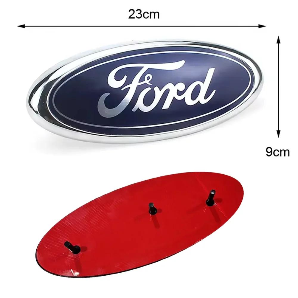 

Car Sticker 2026 Hot For Ford New 9inch 23x9 for Ford F150 F250 F350 Edge Explorer front grille emblem badge logo trunk emblem s