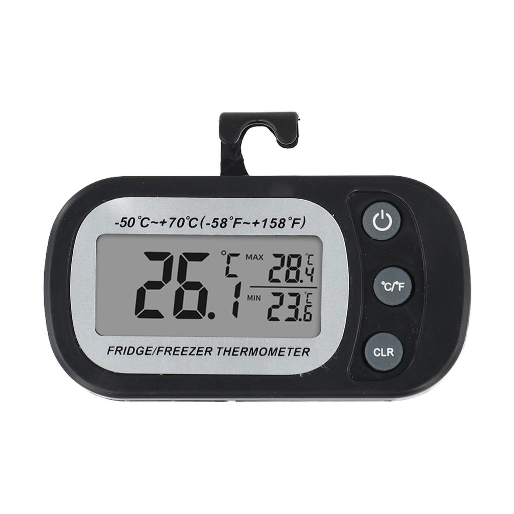 Digital Refrigerator Thermometer Waterproof with Max Min Temperature Memory