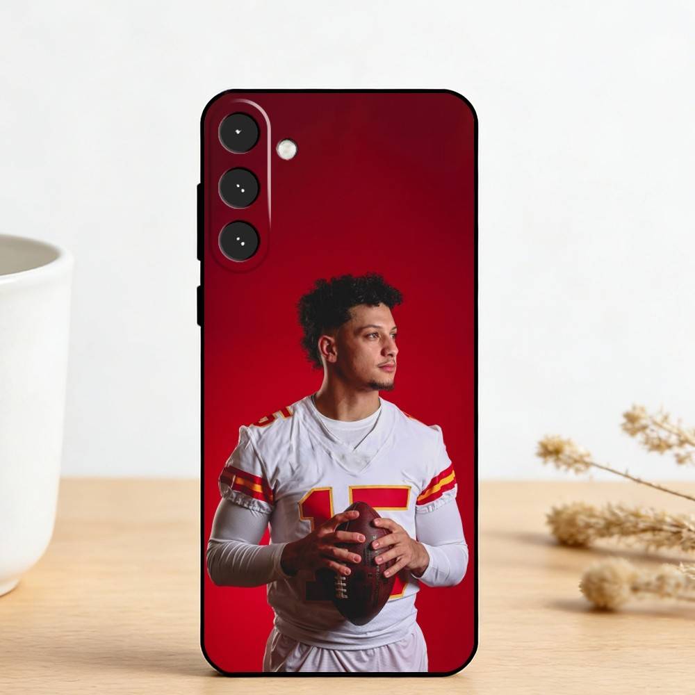 A-American Football P-Patrick Mahomes   Phone Case For Samsung Galaxy A73,A72,A71,A70,A53,A52,A51,Others Soft Black Cover