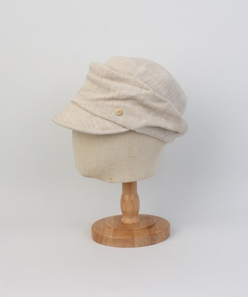 Yunibeosyeolkemiseuteuli Wire Wrinkle Beige Marine Cap