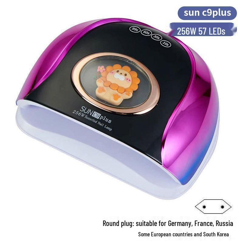 Dazzling 256W LED Nail Curing Lamp, Quick Dry Gel Lamp for Salon Use