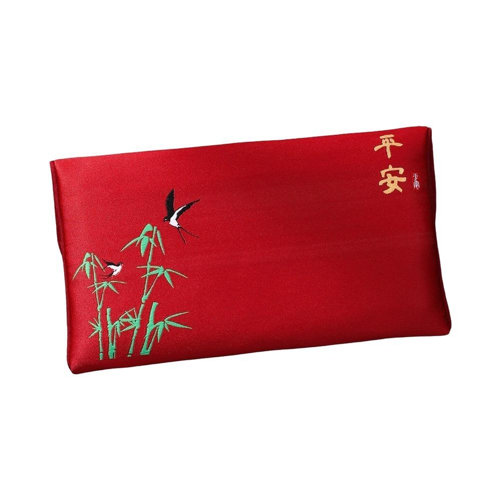 Satin Fabric Cloth Money Pouch Chinese Lucky Packet Traditional Chinese Celebration