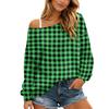 Top Casual a Maniche Lunghe in Rete da Donna, Vestibilità Larga, Blusa Comoda per l'Uso Quotidiano