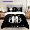 Emblema del Football Club Juventus Set da tre pezzi (1 * copripiumino + 2 * federa, senza nucleo) Copripiumino e federa Set biancheria da letto