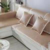Summer Ice Silk Rattan Mat Sofa Cushion Simple Modern Breathable Non-Slip Summer Sofa Mat Cushion Cover Towel