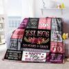 Birthday Gift Customize Your Name Home Blanketss Soft Comfortable Lightweight Allseason Multipurpose Blanket For Picnic Sofa Office Bed Living Room