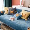 Thicken Chenille Sofa Towel Non-slip 1/2/3/4 Seater Couch Cushion Anti Cat Scratch Cute Dogs Sofa Covers for Living Dinning Room