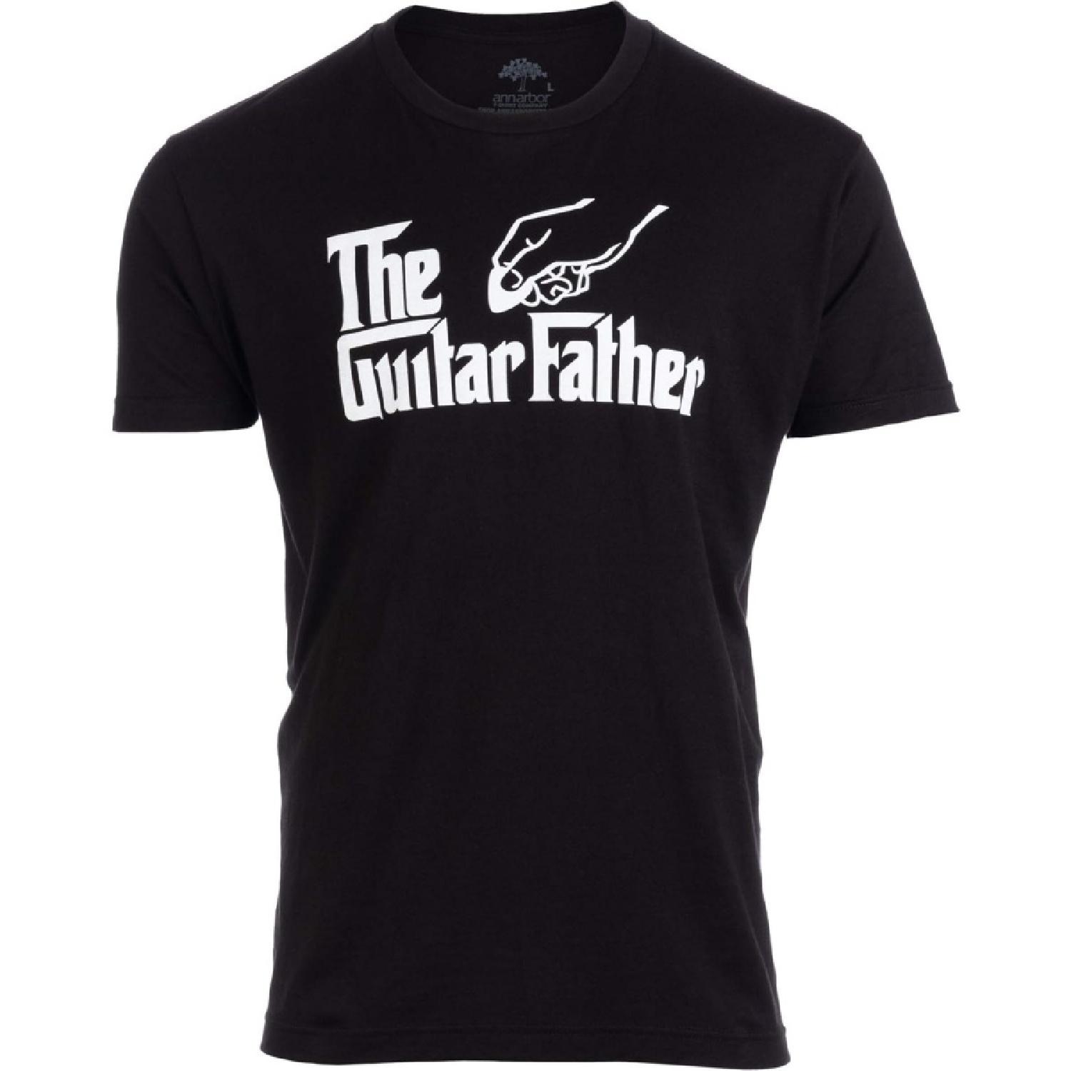 The Guitar Father _ Funny Music Player Musician Pick Humor Men Women Joke T-Shirt S
