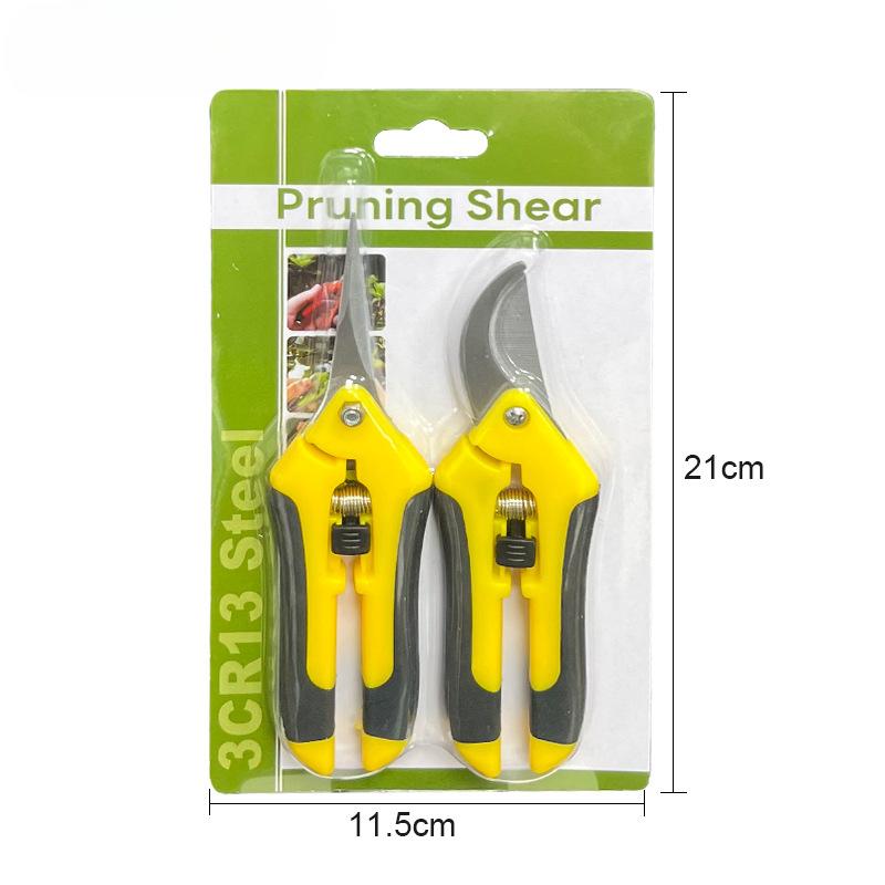 

Садовые ножницы Секатор Ножницы для фруктов и овощей Ножницы для обрезки веток Фруктовое дерево Виноград Сбор урожая Садовые инструменты Сбор фруктов 2 PCS жёлтый