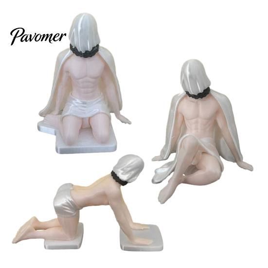 Funny Dashboard Ornaments 3D Printed Masked Hottie Ornament, Cool Mysterious Character Figurine, Stable Trendy Aesthetic Car Gadgets Base Desktop