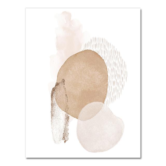 

Модный современный абстрактный розовый бежевый цвет геометрическая картина на холсте плакат с принтом настенная художественная картина спальня гостиная домашний декор без рамки 21*30cm