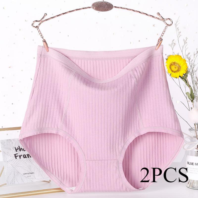 Lenjerie de corp pentru femei, cu talie înaltă, cu talie înaltă, din bumbac antibacterian, pentru bătrâni