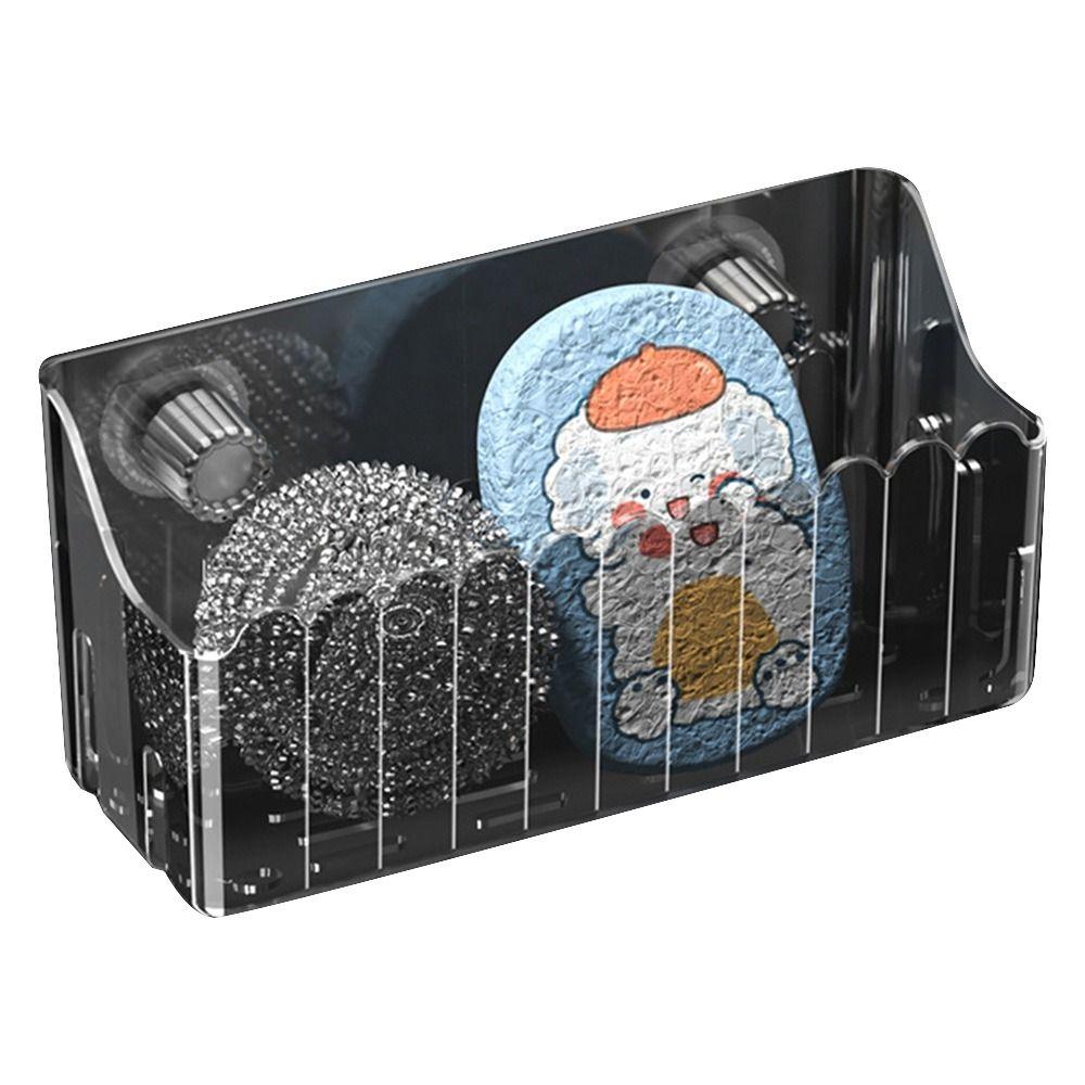 Strainer Suction Cup Sink Rack Plastics Multifunctional Kitchen Sponge Rack Household Reusable Filter Basket Kitchen Supplies