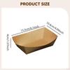 Paper Food Boats Packaging Tray Storage Non Reusable for Dessert Snack Taco