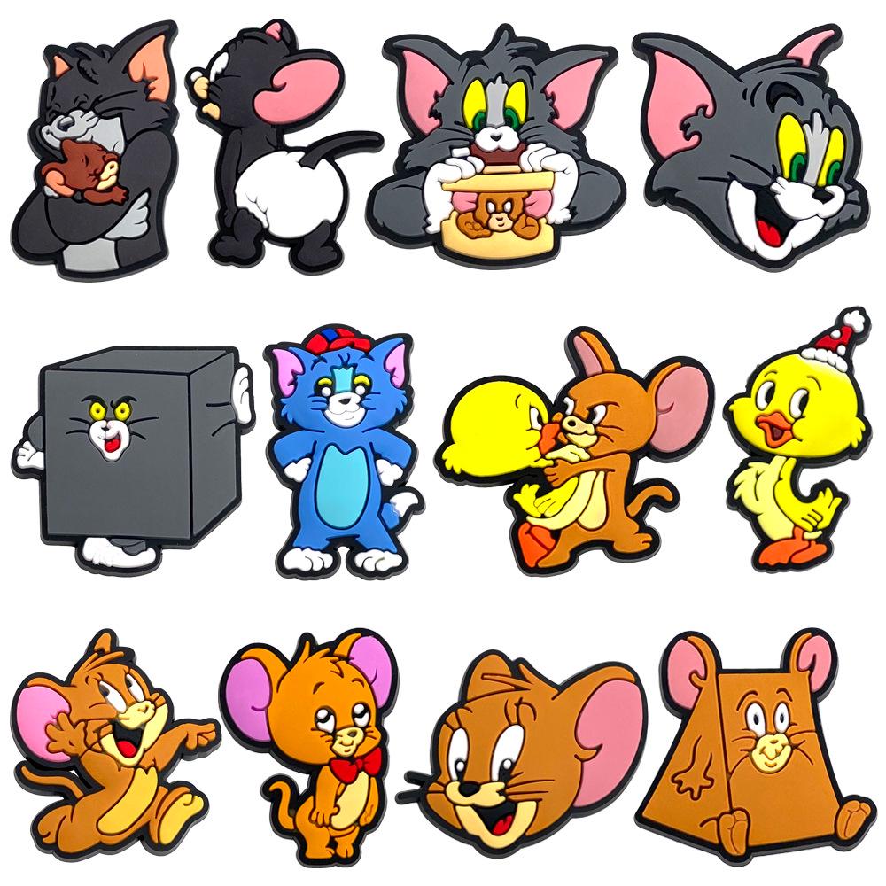 84 Exquisite Anime Shoe Charms: Soft Rubber Buckles for DIY Clogs and Cute Decorations