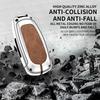 Leather Car Metal Key Case Cover For Suzuki Swift Kizashi Vitara Sx4 Baleno Ignis Ciaz S-Cross Ertiga Key Chain Accessories