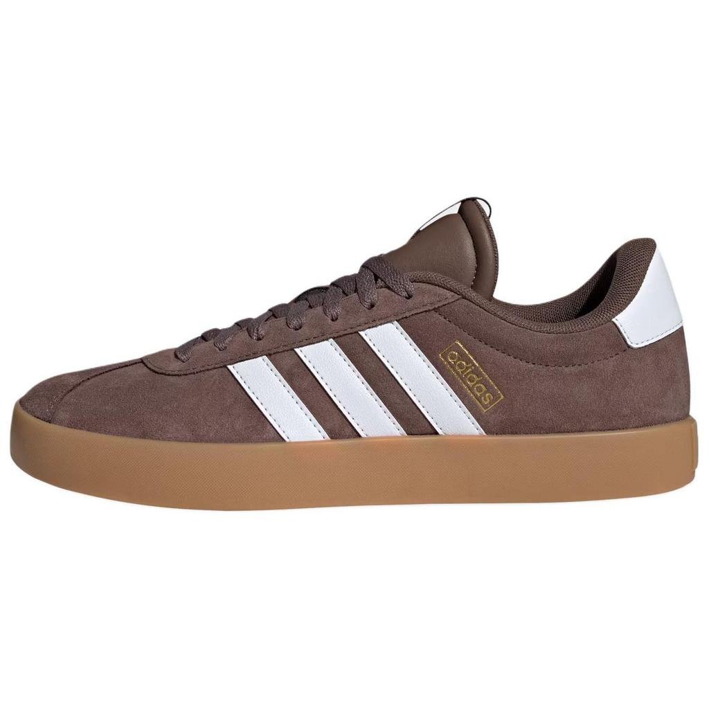 Adidas VL Court 3.0 Earth Strata Unisex Sneakers Brown Cloud-White Gold-Metallic JP7536