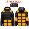 USB-Powered Heated Winter Coat: Smart 11-Zone Temperature Control for Men and Women