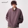 QOTRIOCK Men's Japanese Retro Embroidered Lapel Jacket
