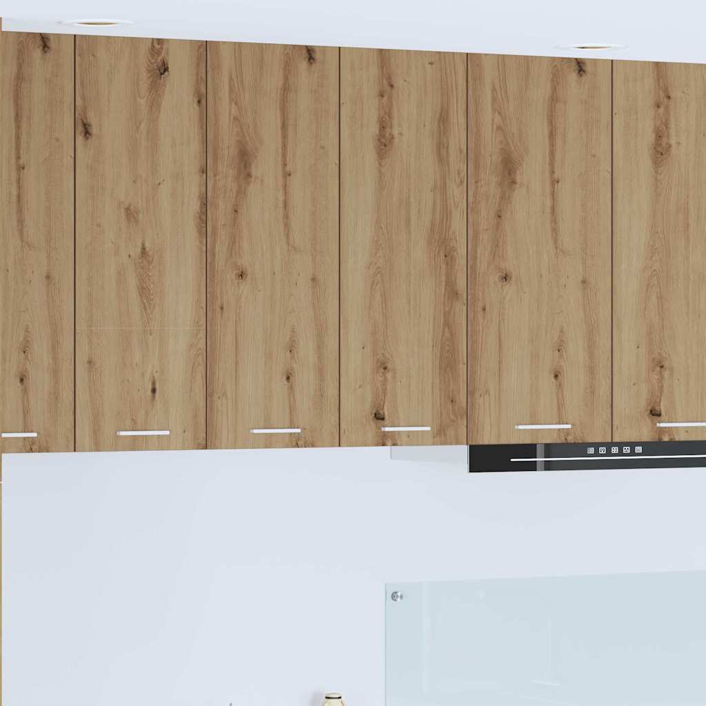 Artisan Oak Wall Cabinet 60 x 31 x 80 cm Engineered Wood