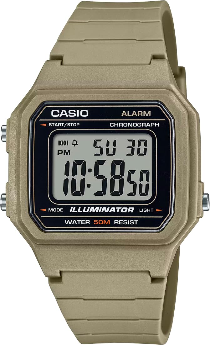 

CASIO Standard Digital Watch Khaki Overseas Model [Casio] Men s W-217H-5AV [Товари]