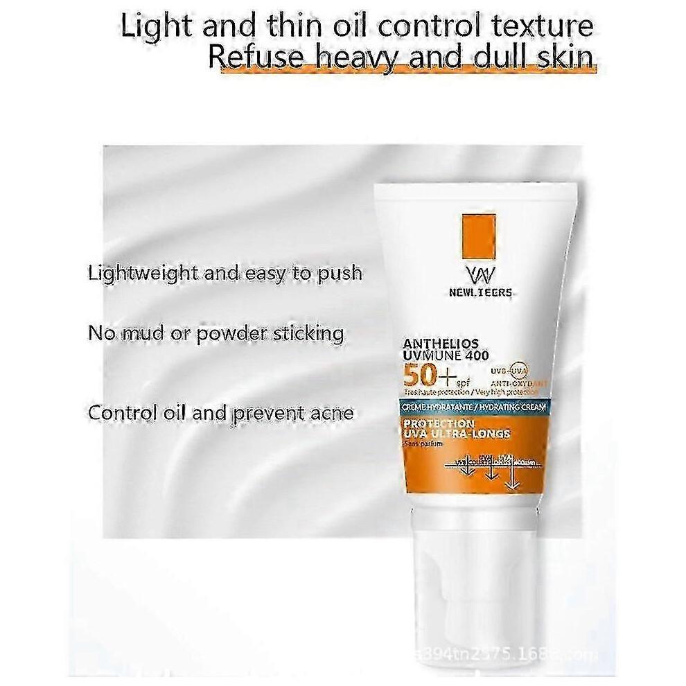 Sunscreen SPF 50+ PA++++, , Hydrating Sun Cream for Face & Body, Ultra Light & Waterproof Suncream Factor 50, UVA & UVB Protection, Travel-Friendly Su