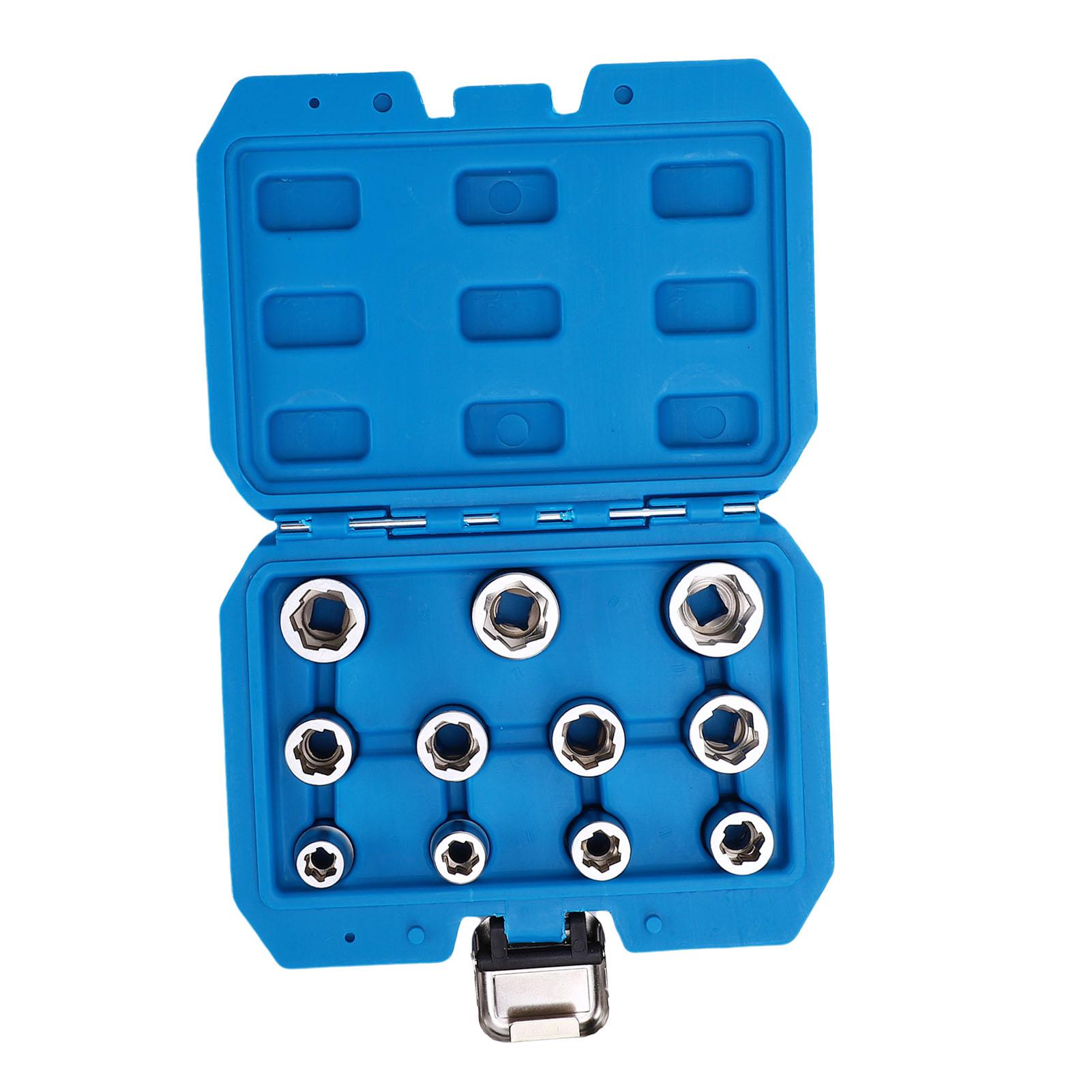 

Набор из 11 штук 3/8 дюйма Привод Метрический Экстрактор Болтов CRMO Экстрактор для Удаления Гаек Инструмент