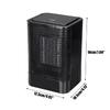 AC 220V Electric Space Heater/Portable Cooling Fan Table Handy Air Warmer Cooler Summer Winter Air Vent Fan for Home