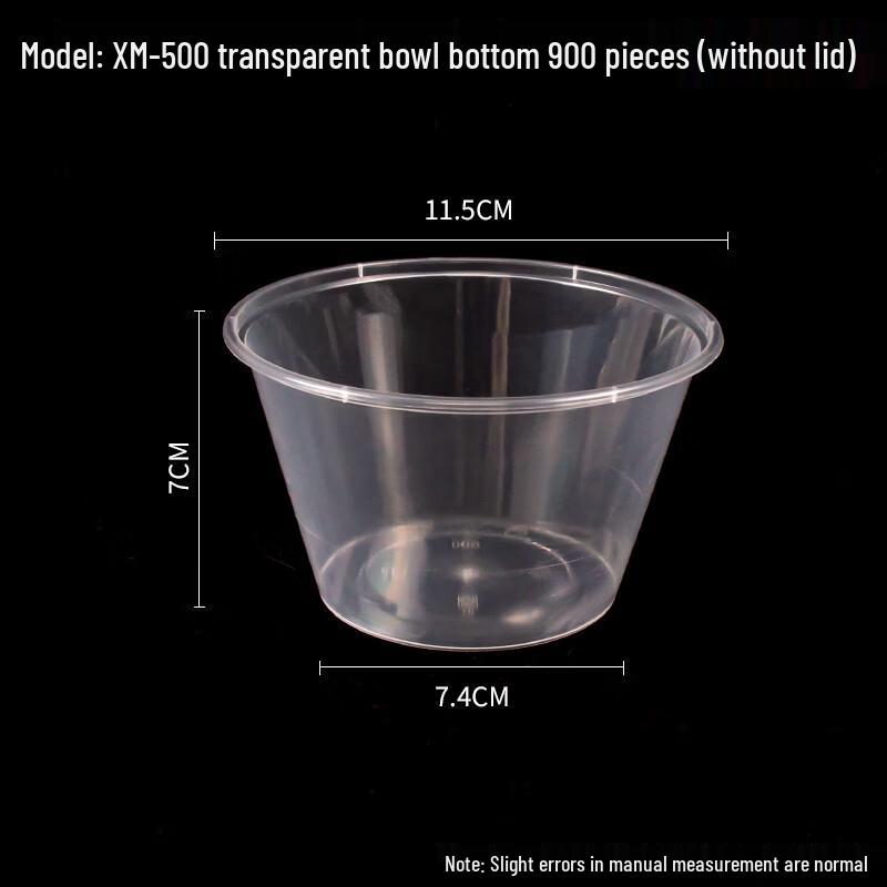 Disposable Round Plastic Food Container