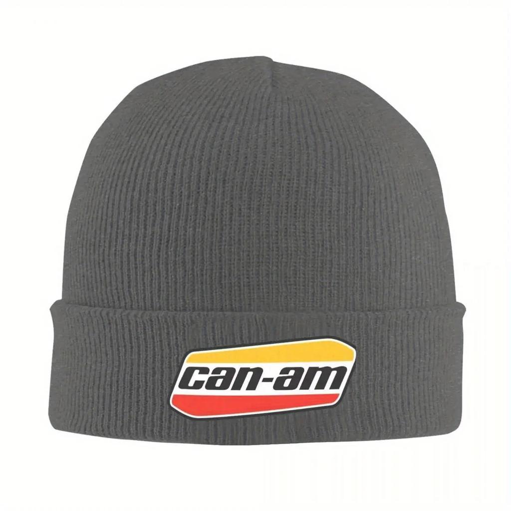 New Can Am Hats Autumn Winter Beanies Street Motor Lover Vehicles Caps Unisex Women Acrylic Knitted Hat
