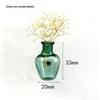 Mini Glass Vase Fridge Magnet Set Strong Magnetic Adhesion Secure Grip For Kitchen Decor Holding Tiny Plants Flowers