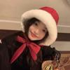 Little Red Riding Hood Cute Girl Winter Down Cotton Waterproof Bag Dual-purpose Ear Protector Lei Feng Hat Korean Thickened Thermal Hat