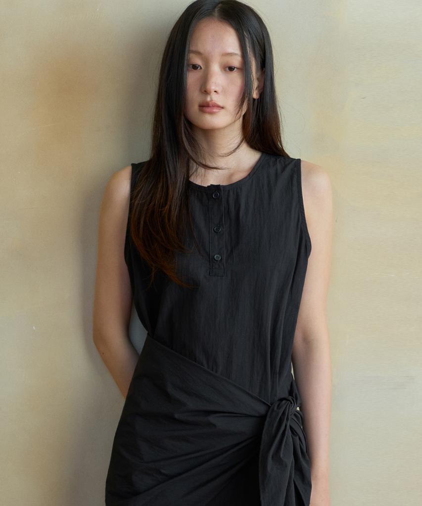 Wednesday Oasis For Woman Pure Henry Wrap Dress_Black(Wb6Op02)