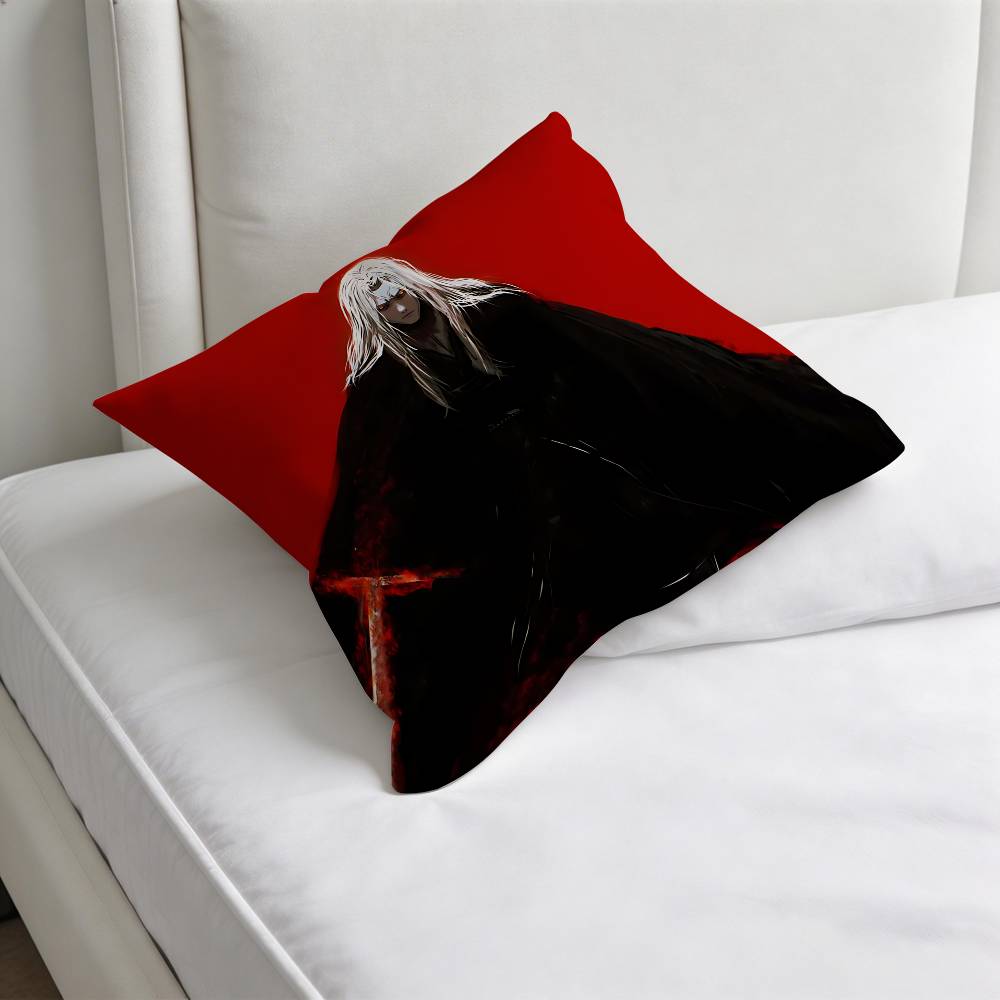Game CCastlevania Alucard Decorative Square Pillow Cover Soft  Comfortable Pillow Case Sofa Bed Home Decoration