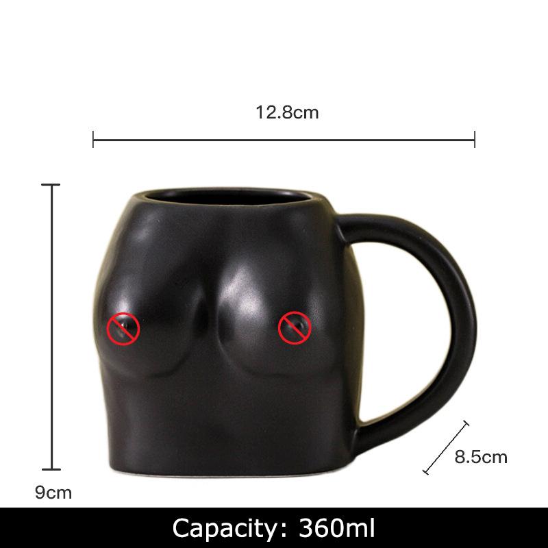 Clench Fist Shaped Porcelain Mugs Water Cup Human Body Art Coffee Mug Dining Table Afternoon Tea Teacup Fruits Juice Cup