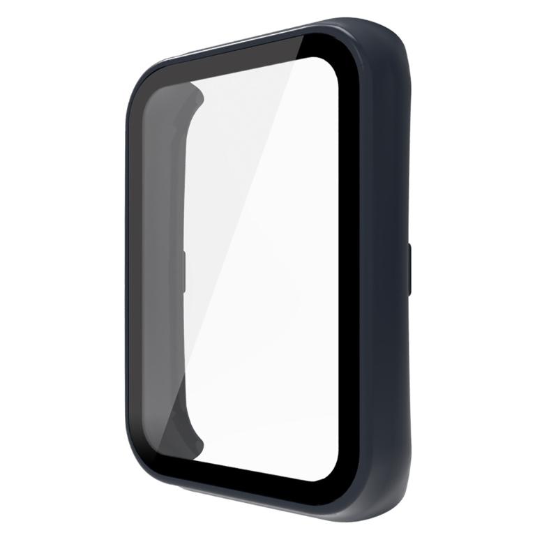 Anti-scratch Protective Case+Screen Protector Compatible for Band 2 Cover With Tempered-Glass Film Smartwatch Hard Shell