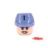 100PCS World War II Military Mini Figures Set - WW2 Eight Nations Soldiers Building Blocks - DIY Army Battle Scene Educational Toys
