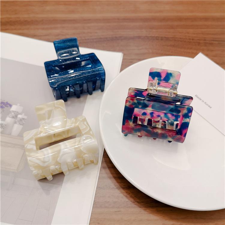 Korean Leopard Print Acetate Shark Hair Clip