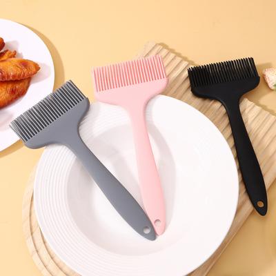 1 stücke Große Silikon Öl Pinsel Integrierte Breite Brot Backen Pinsel Pfannkuchen Sauce Gewürz Pinsel Grill Öl Pinsel Küche Werkzeug