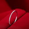Wholesale Eternity Band Promise ring 925 Sterling silver Diamond cz Engagement Wedding Rings for women Men Finger Party Jewelry