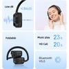 Newmine TB106 Headphones, Over-Ear Bluetooth Wireless Headphones, Long Battery Life, Noise-Cancelling, Foldable, Black
