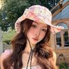 Starry Embroidered Fisherman Cap With Large Brim For Casual Sun Shield