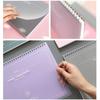 PAPERIAN Believe TIME Tracker - A4 Size Wirebound Undated Study Planner, Scheduler (Pink, Pine Green, Gray, Violet)