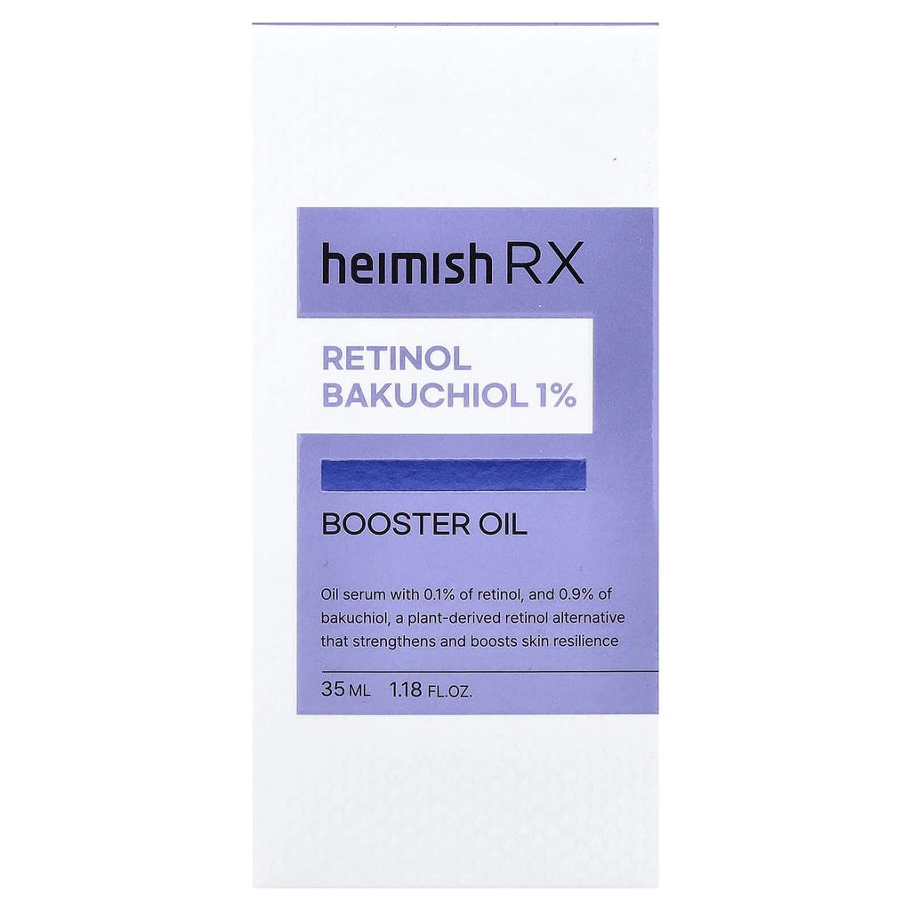 Heimish, RX, Retinol Bakuchiol 1% Booster Oil, 35 ml (1.18 fl oz)