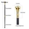 Goldene Freimaurerei Freimaureraugen Totem Relief Gehstock Mode Gehstock Gentleman Crosier Knauf Gehstock 93 cm