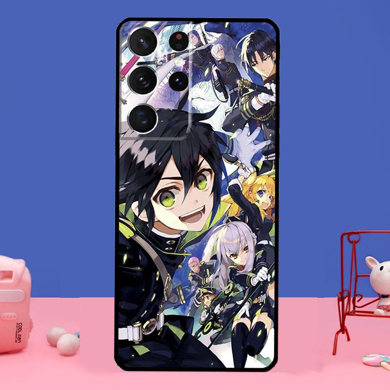 Anime Owari no Seraph Of The End Hülle für Samsung Galaxy S21 S22 Ultra S20 FE S8 S9 S10 Note 10 Plus Note 20 Ultra Coque