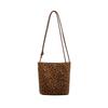 Today's popular bags women's new niche leopard print bucket bags versatile shoulder messenger bags