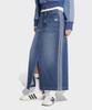3-Stripe Denim Long Skirt - Indigo Denim / Jw2658